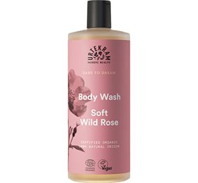 Urtekram Body Wash Soft Wild Rose 500 - Urtekram Hairtime  - 5701058012490