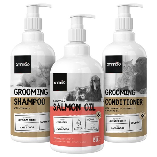 Kombipakke Til Pelspleje Hos Hunde - Animigo Hairtime - 5056128127551