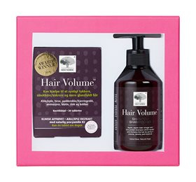 New Nordic Hair Volume Gaveæske Værdi 396 Hair Volume Tab Shampoo 250 - New Nordic Hairtime  - 5021807006458