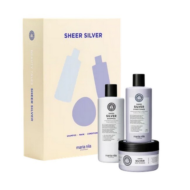 Lilla Maria Nila Sheer Silver Gift Box - Maria Nila Hairtime  - 7391681406537