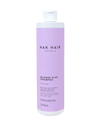 Nak Blonde Shampoo Plus 375ml - Nak Hairtime  - 9328514018115