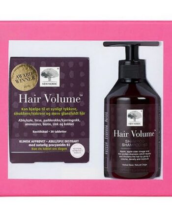 New Nordic Hair Volume Gaveæske Shampoo & Tabs Stk - New Nordic Hairtime  - 5021807006458