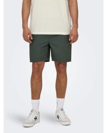 Grøn Only & Sons Shorts Regular Fit Balsam Til Herre - Only & Sons Hairtime